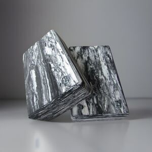 Lululemon Inner Flow Yoga Block Marble Black White New